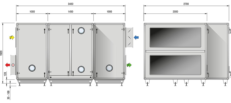 Ritning Flexline-3000