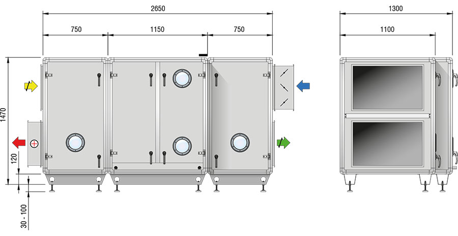 Ritning Flexline-720